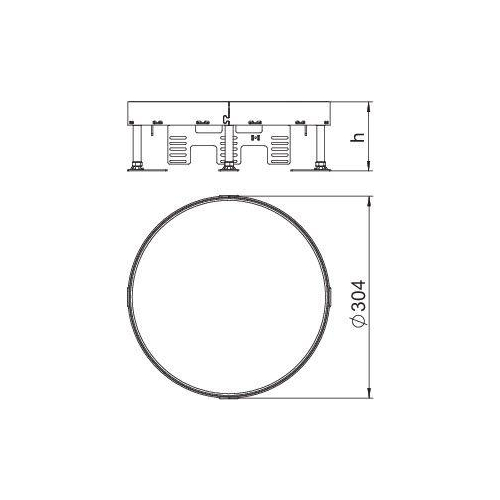 Кассетная рамка RKR2 номинальный размер 9 305 мм (сталь) (RKR2 9V 25)