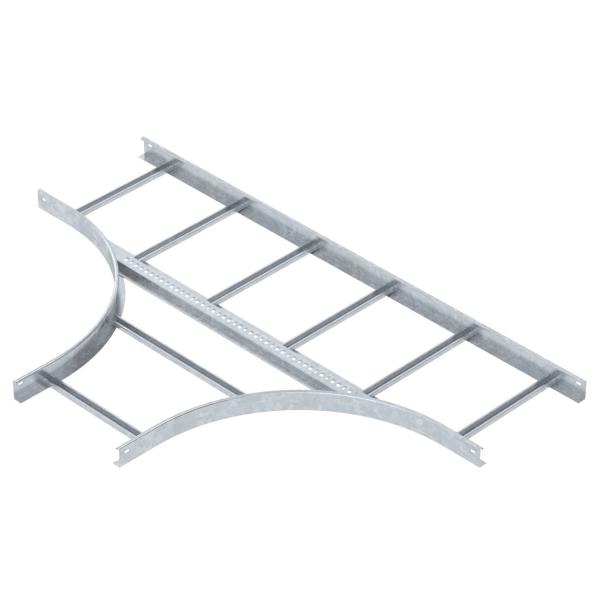 Т-образная секция лестничного лотка 60х400 мм R=500 мм (LT 640 R5 FT)