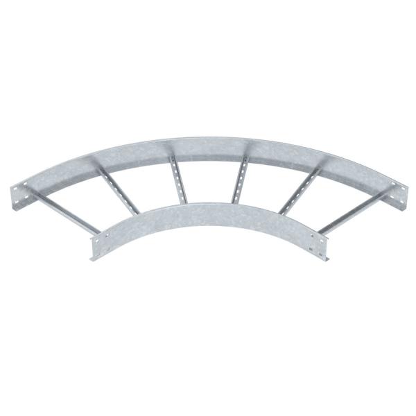 Угловая секция 90° лестничного лотка 110х500 мм R=500 мм (LB 90 1150 R5 FT)