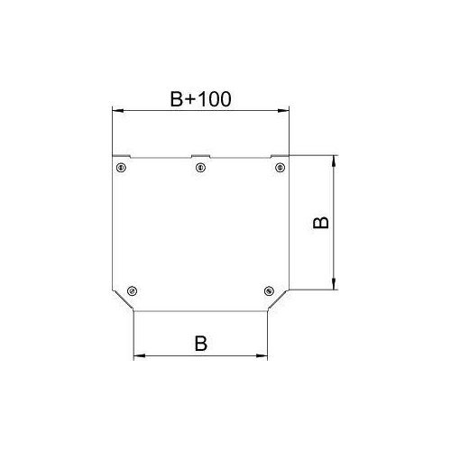Крышка Т-образного ответвления Magic 600мм (DFTM 600 FS)