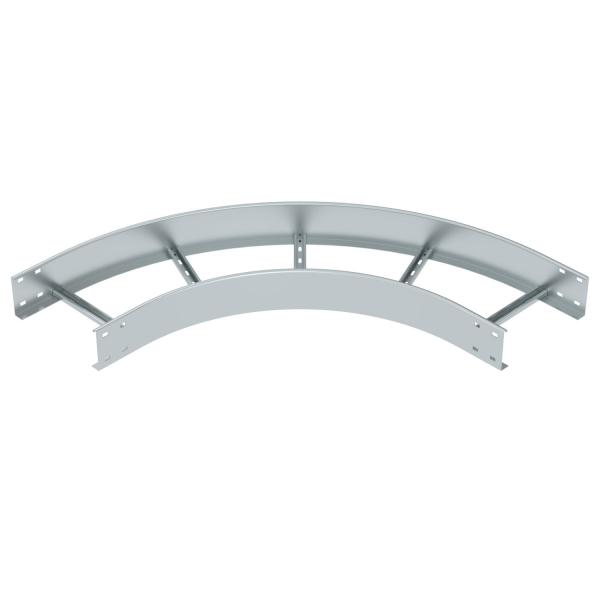 Секция угловая 90° лестничного лотка 110х300 мм R=500мм (LB 90 1130 R5 FS)