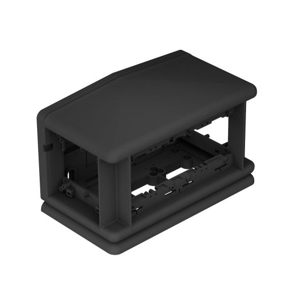 Напольный бокс Telitank 225x125x125 мм (полиамид,черный) (T4L00C 9011)