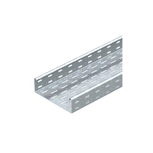 Кабельный листовой лоток перфорированный 60x400x3000 горячий цинк (EKS 640 FT)