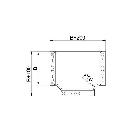 6041680 Т-образная секция 85x100 RTM 810 FT (RTM 810 FT)