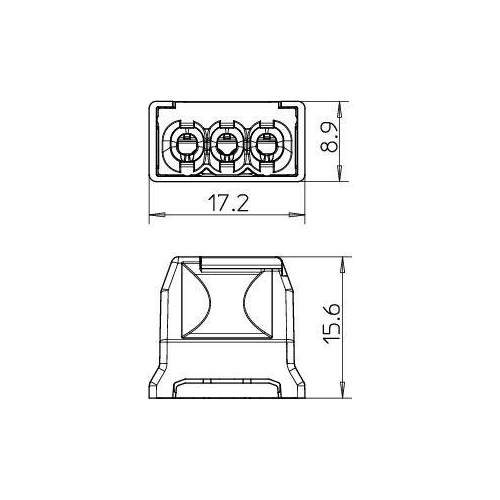 Клемма пружинная 3х2.5кв.мм 61 325 LGR (2272-203) OBO 2054485