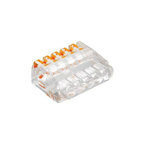 Клемма универсальная пружинная 5х2.5кв.мм 61 525 FL с зажимом прозр. (222-415) OBO 2054458