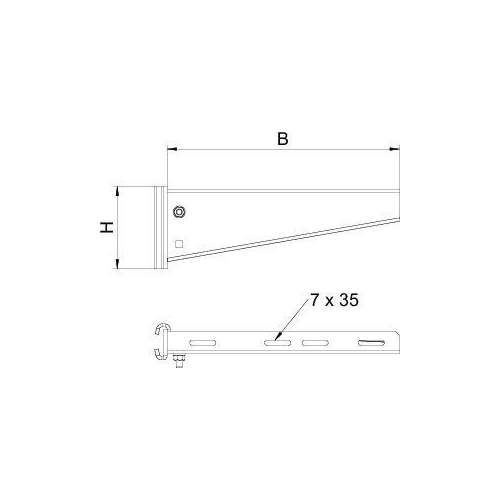 6419292 Кронштейн 310мм AS 55 31 FT (AS 55 31 FT)