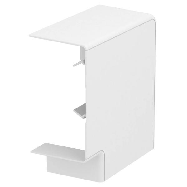 Угол кабельного канала плоский Rapid 80 70x130 мм (ABS-пластик, белый) (GK-FH70130RW)