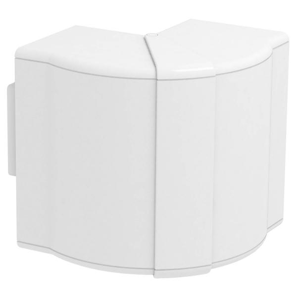 Угол кабельного канала внешний Rapid 80 регулируемый 70x130 мм (ABS-пластик, белый) (GK-AH70130RW)