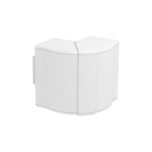 Угол кабельного канала внешний Rapid 80 регулируемый 70x130 мм (ABS-пластик, белый) (GK-AH70130RW)