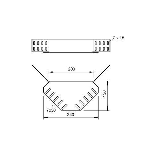 Соединитель угловой H60 REV 60 DD OBO 6069410