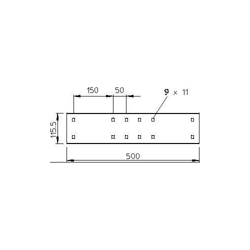 Комплект соединительный для лотка H110 WRVL 110 FT (болт+шайба+гайка) OBO 6091180