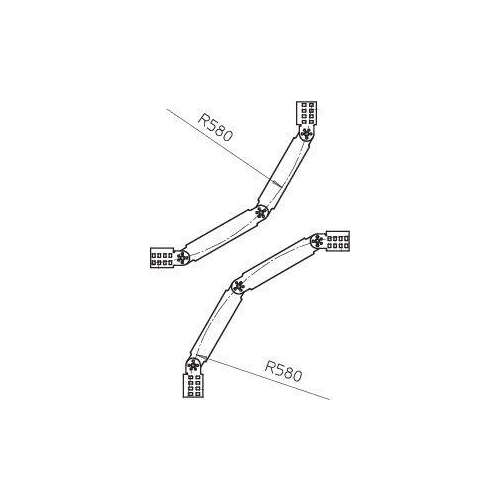 Угол для лотка регулир. 90град. верт. оцинк. 200х60 LGBV 620 VS FS OBO 6213227