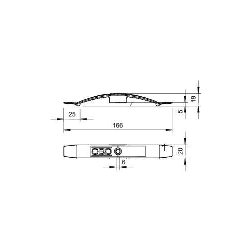 Зажим кабельный 2х5 NYM3х1.5 2034 SP OBO 2204991