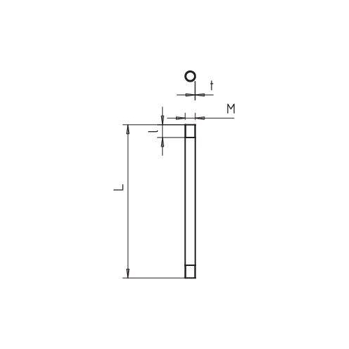 Труба с резьбой горячее цинк. M16 3000мм SM16W FT (дл.3м) OBO 2046533