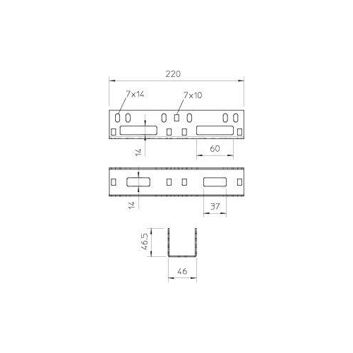 Соединитель продольный VF AZK 50 FS OBO 6066615