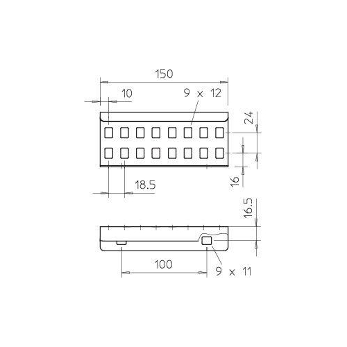 Комплект соединительный для лотка H60 LVG 60 FS (болт+шайба+гайка) OBO 6208840