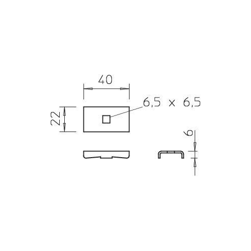 Фиксатор LKS 40 FT гор. цинк OBO 6221084