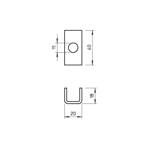 Распорка DS 4 FT гор. цинк OBO 6416586