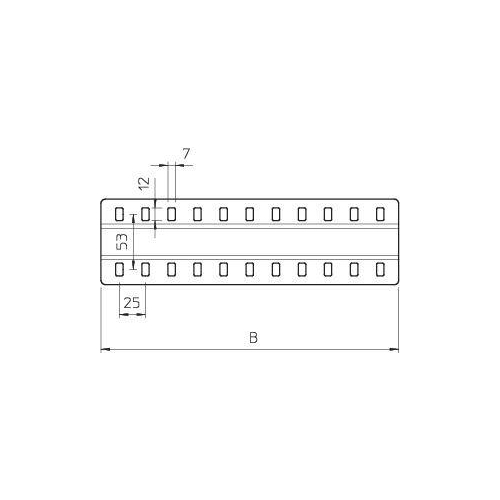 Комплект планка соед. для лотков H185мм оцинк. SSLB 200 DD OBO 7070314