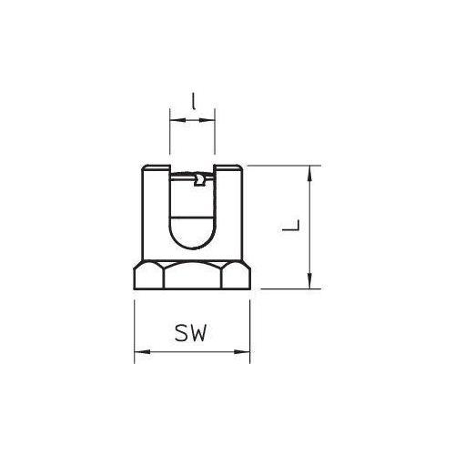 Крепление для провода уравн. потенциалов B33020 (Латунь) OBO 6404006