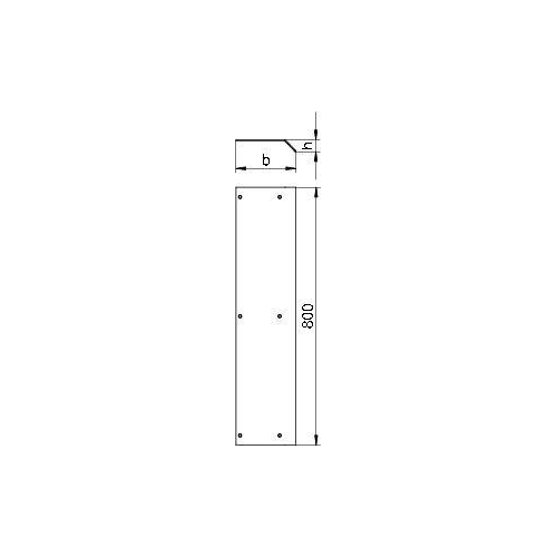 Крышка для кабель-канала AIK/U L800 AIKF D 15040 OBO 7404910