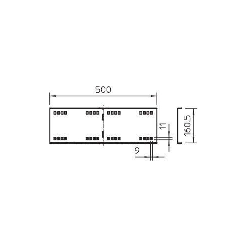 Комплект соединительный продольн. для лотка WRWVK 160 VA4301 (болт+шайба+гайка) OBO 6227836