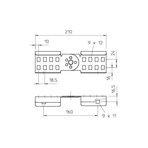 Комплект соединительный шарнирный для лестн. лотка H60 LGVG VA4571 OBO 6208932