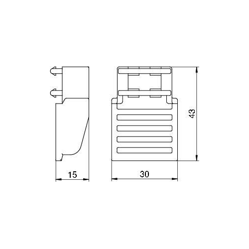 Удлинитель растра GES RV OBO 7407536