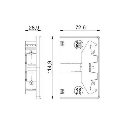 Заглушка торцевая для короба GK бел. (уп.10шт) GK-E70110RW OBO 6274370