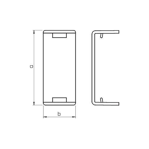 Накладка на стык WDKHS25040RW OBO 6193560