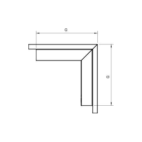 Угол внутренний для короба 180х180мм LKM A60060FS OBO 6248047