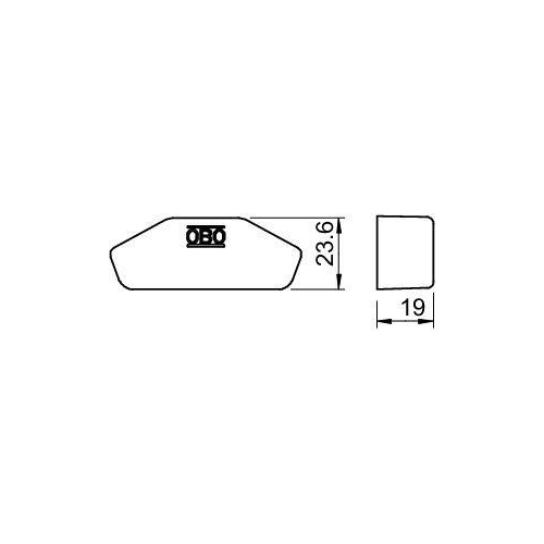 Колпачок защитный для стоек полиэтилен TPS KS OR OBO 6364625