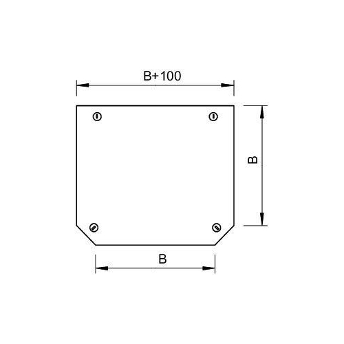 Крышка для угла T-образ. осн. 100 DFT 100 FS OBO 7128215