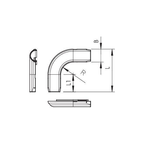 Угол для труб 90град. DM20 Quick-Pipe бел. 2953 B M20 RW (уп.5 шт.) OBO 2153982