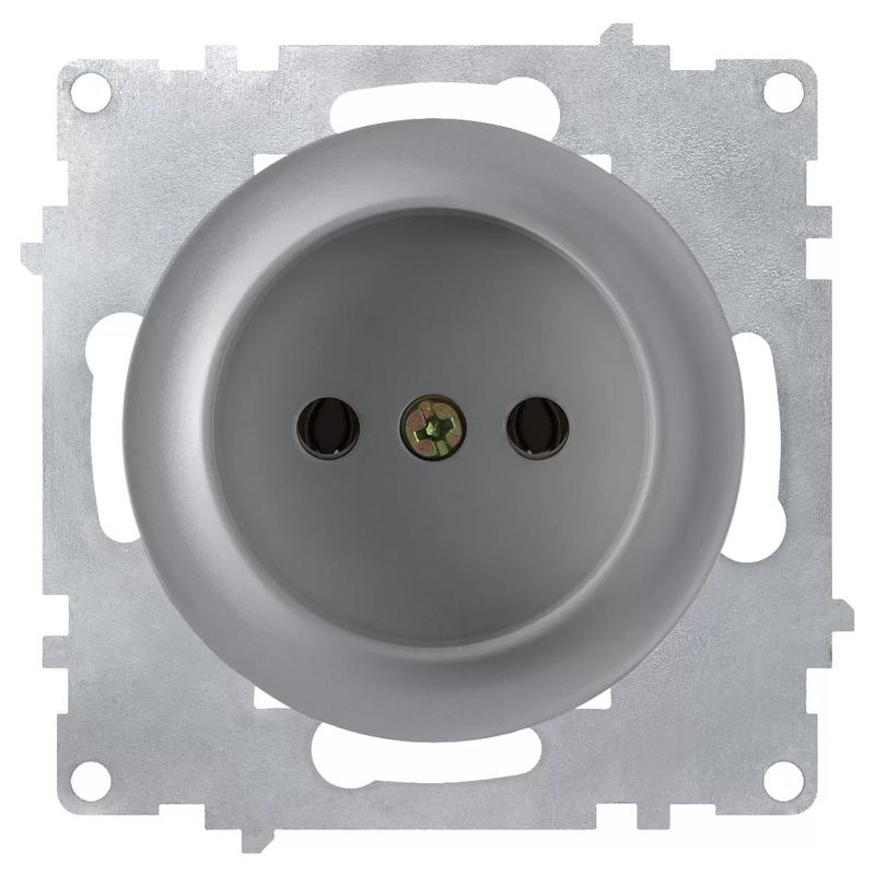 Механизм розетки 1-м СП Florence 16А IP20 без заземл. винт. контакты сер. 1E10301302 OneKeyElectro 2172835