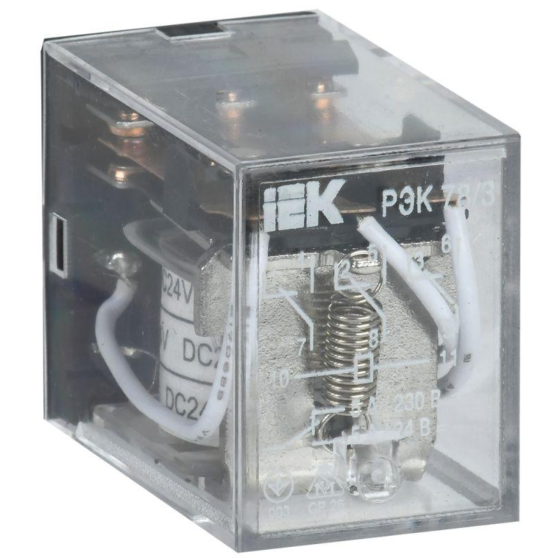 Реле РЭК 78-3 5А 24В DC IEK RRP20-3-05-024D