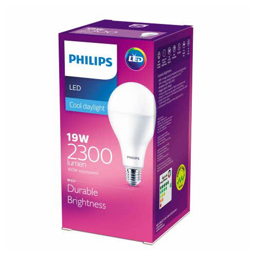 Лампа светодиодная LEDBulb 19W E27 6500К 230В A80 Philips 929002004149