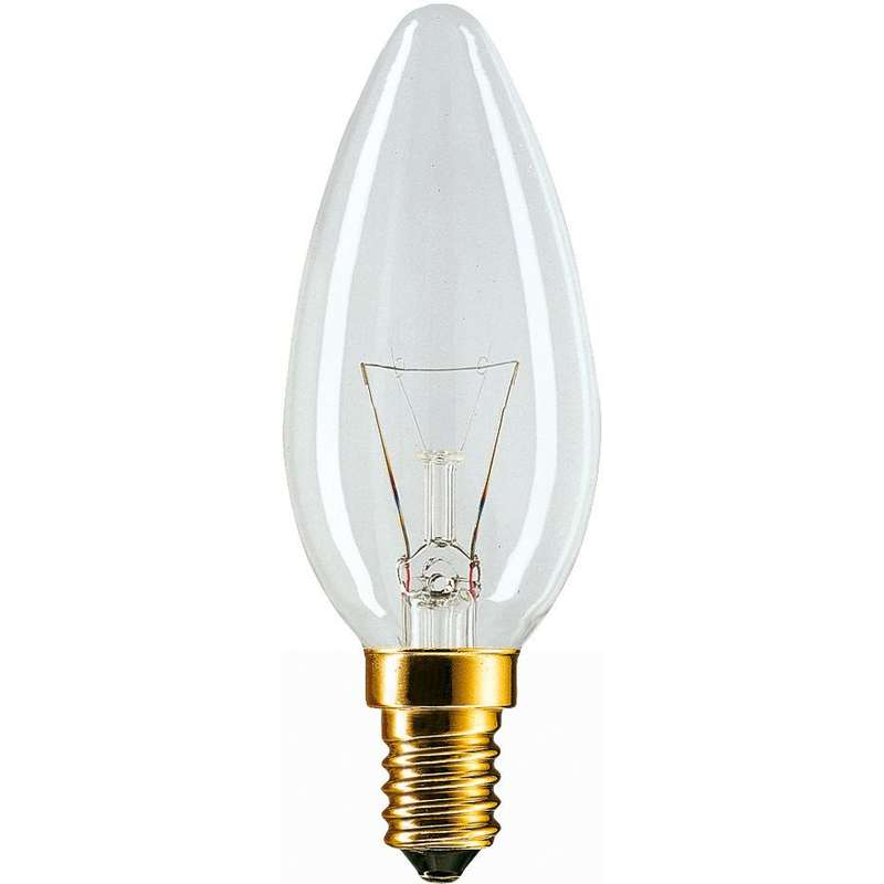 Лампа накаливания Stan 40Вт E14 230В B35 CL 1CT/10X10 Philips 926000006814