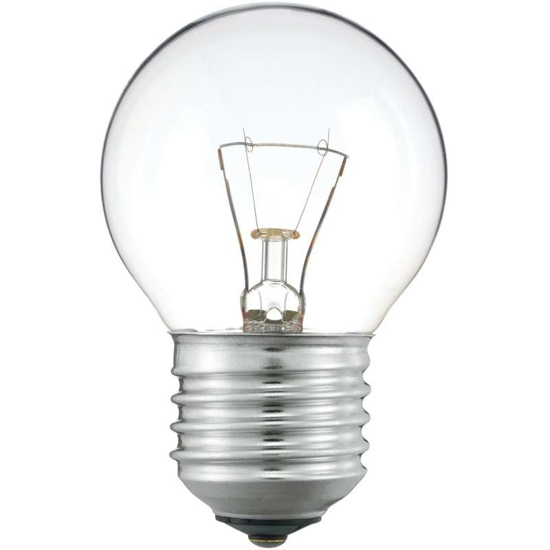 Лампа накаливания Stan 60Вт E27 230В P45 CL 1CT/10X10 Philips 926000005857