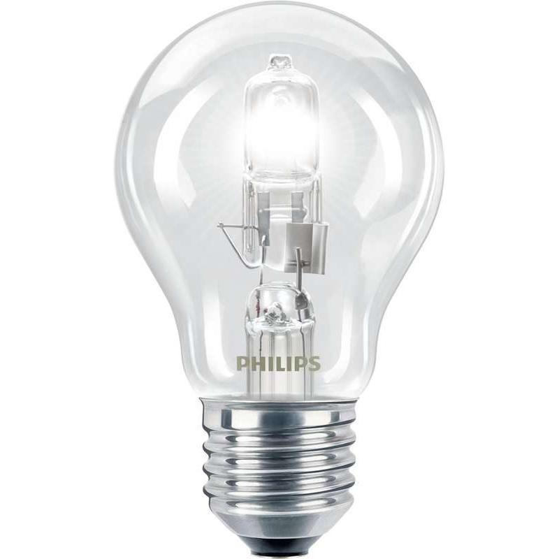 Лампа галогенная EcoClassic 53W E27 230V A55 CL 1CT/15 53Вт 2800К 850лм PHILIPS 925693144251 / 872790025172225