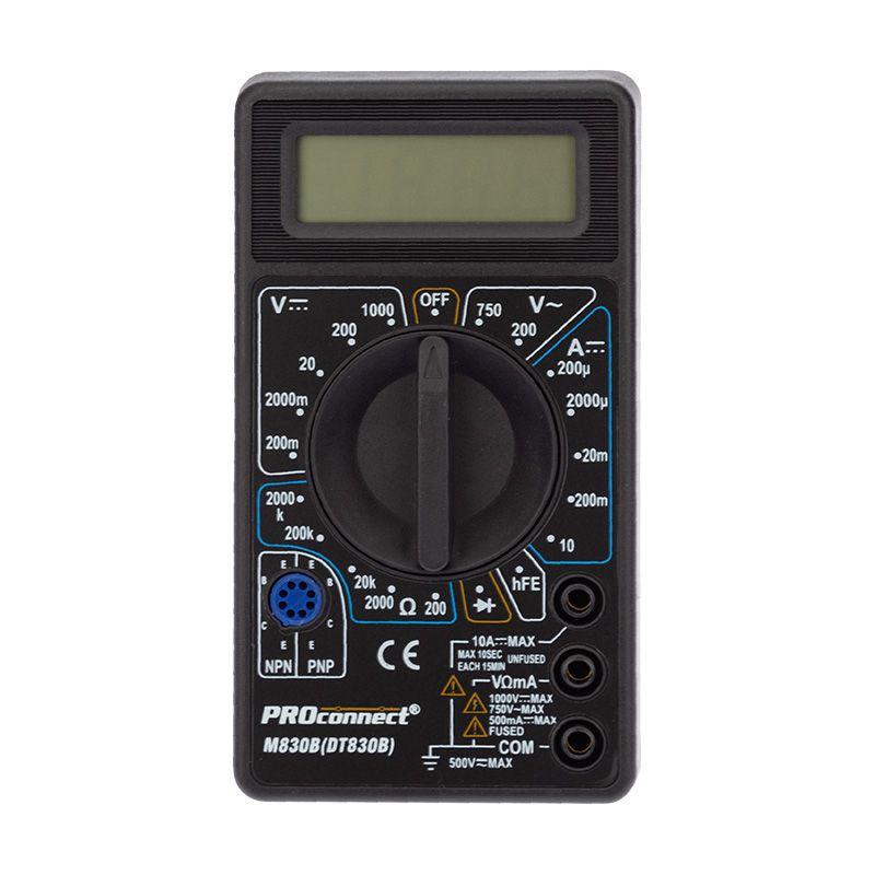 Мультиметр портативный M830B(DT830B) PROCONNECT 13-3011