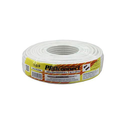 Кабель RG-6U (48%) 75Ом Б (уп.50м) PROCONNECT 01-2205-50