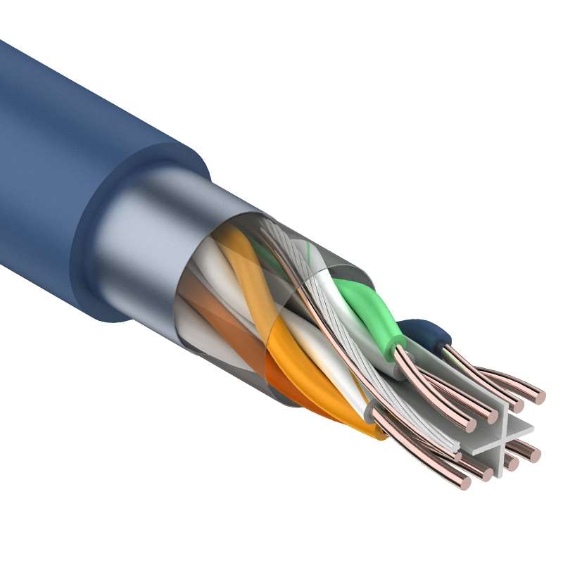 Кабель FTP 4х2х23AWG кат.6 омедн. алюм. (уп.305м) PROCONNECT 01-0147-3