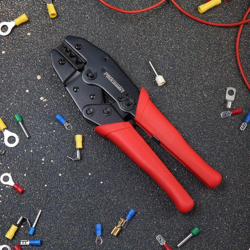 Кримпер для обжима изолированных и неизолированных гильз 1.5-10.0 кв.мм (ht-301 N) PROCONNECT 12-3016-4