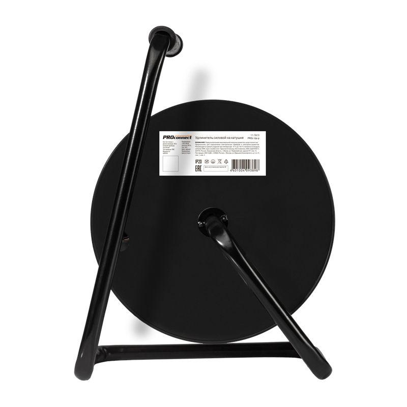 Удлинитель силовой на катушке 4х30м с заземл. PROFESSIONAL ПВС 3х2.5 PROCONNECT 11-7613