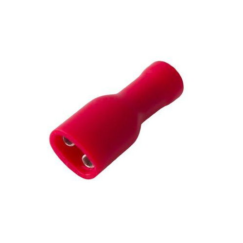 Клемма плоская полностью изол. (VF 1.25-187(8) А) (уп. 100шт.) Rexant 08-0611