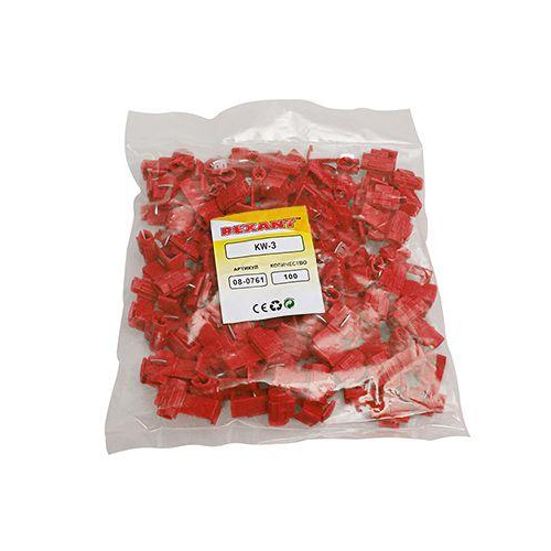 Ответвитель 0.5-1.0 кв.мм крас. (3MR (LT-215)) (уп. 100шт.) Rexant 08-0761