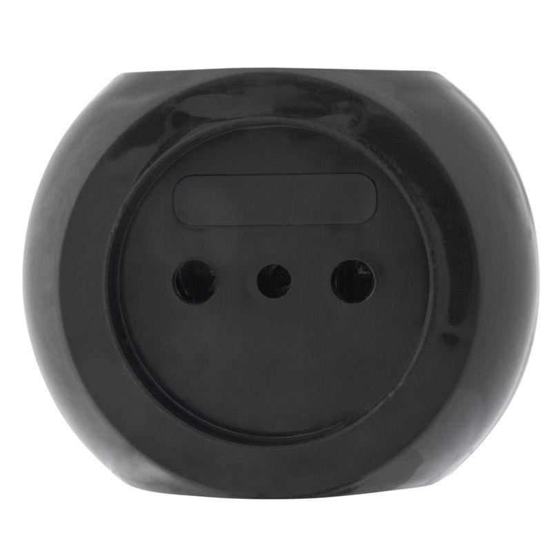 Тройник электрический "Шар" 220В 6А черн. REXANT 11-1063-1