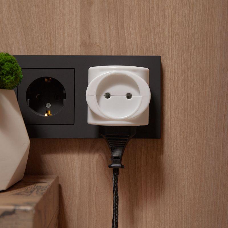 Тройник электрический биметалл 220В 6А бел. REXANT 11-1064